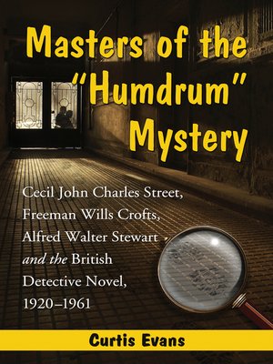 cover image of Masters of the "Humdrum" Mystery